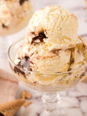 Boston Cream Pie Ice Cream- No Added Sugar!