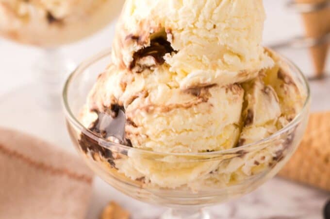Boston Cream Pie Ice Cream- No Added Sugar!