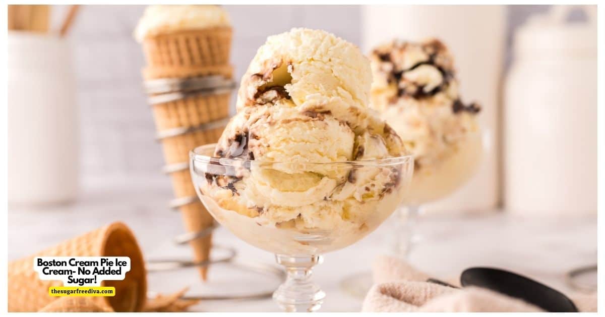 Boston Cream Pie Ice Cream, a simple no churn and delicious 5 ingredient No Added Sugar dessert recipe that tastes like the popular pie. Boston Cream Pie Ice Cream, a simple no churn and delicious 5 ingredient No Added Sugar dessert recipe that tastes like the popular pie.