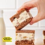 Sugar Free Pecan Ice Cream Sandwiches