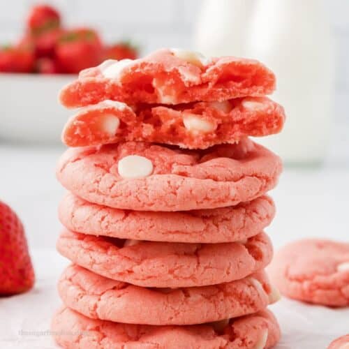 Sugar Free Strawberry Cake Mix Cookies