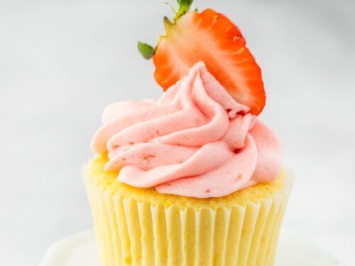 Sugar Free Strawberry and Lemon Cupcakes