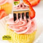 Sugar Free Strawberry and Lemon Cupcakes