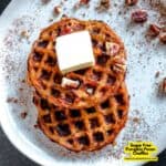 Sugar Free Pumpkin Pecan Chaffles