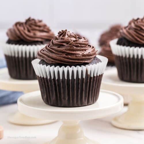 Sugar Free Chocolate Cupcakes with Frosting