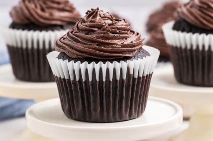 Sugar Free Chocolate Cupcakes with Frosting