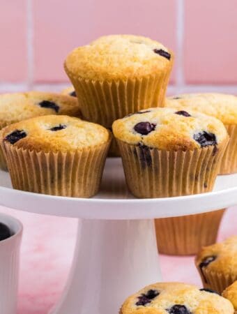 Sugar Free Cake Mix Blueberry Muffins