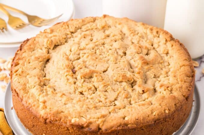 Sugar Free Peanut Butter Cookie Cake