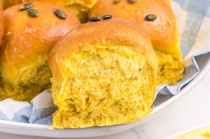 No Added Sugar Pumpkin Rolls