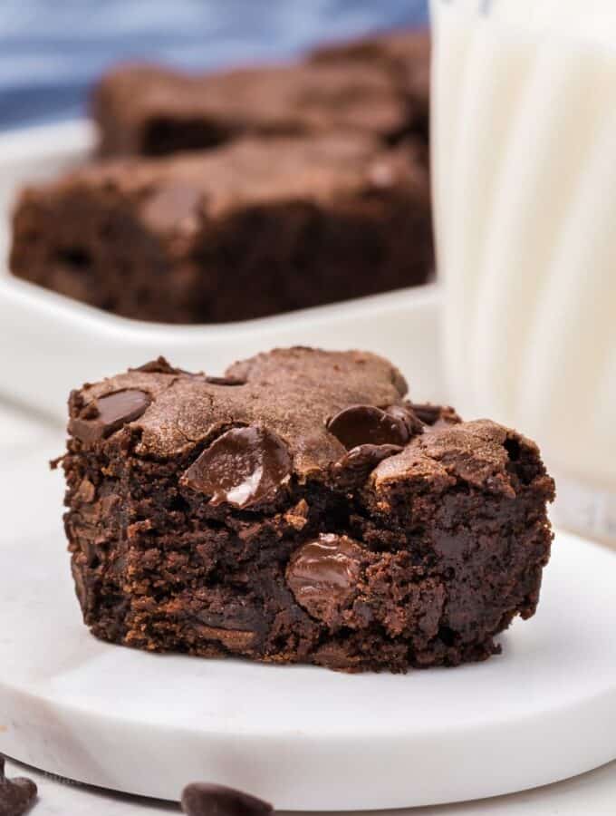 Sugar Free Chocolate Chip Brownies