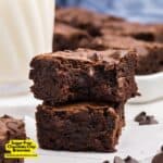 Sugar Free Chocolate Chip Brownies