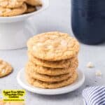 Sugar Free White Chocolate Chip Cookies
