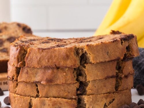 Sugar Free Chocolate Chip Banana Bread