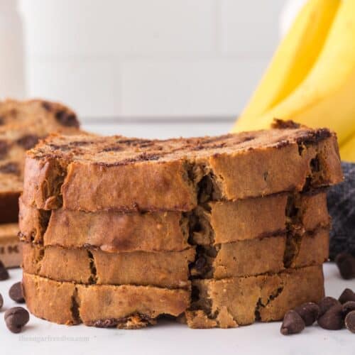 Sugar Free Chocolate Chip Banana Bread