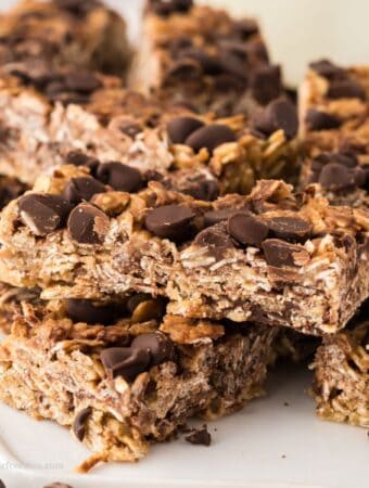 No Added Sugar Chocolate Chip Granola Bars