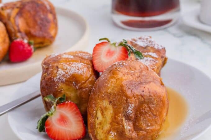 No Added Sugar Hawaiian Rolls French Toast