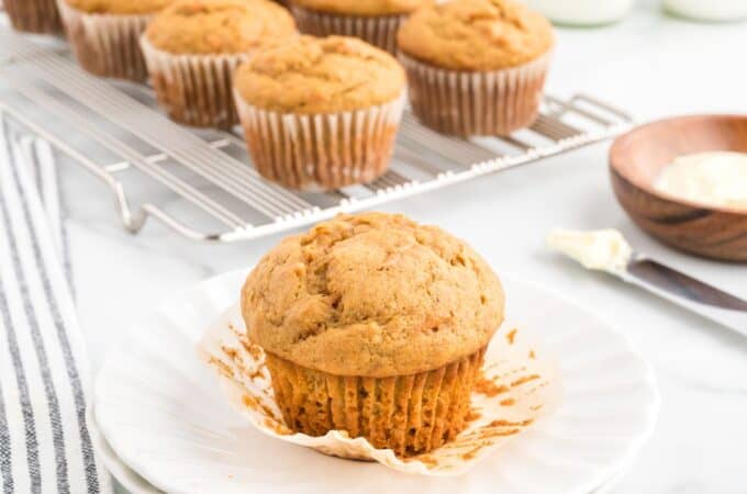 No Added Sugar Banana Carrot Muffins