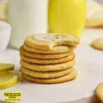 Sugar Free Lemon Lime Shortbread Cookies