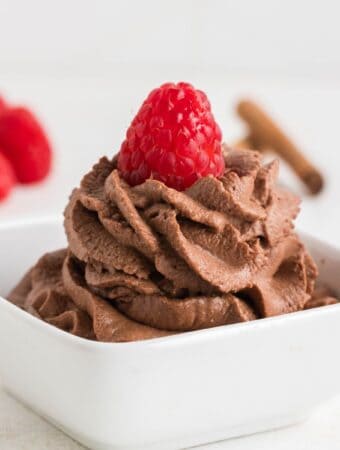 10 minute Sugar Free Chocolate Mousse