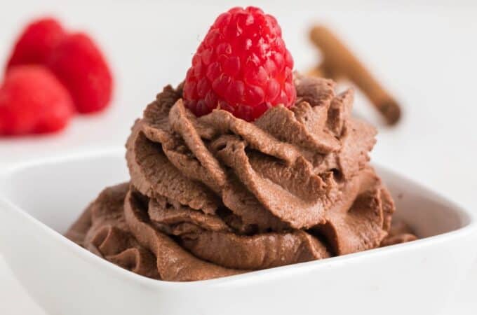 10 minute Sugar Free Chocolate Mousse