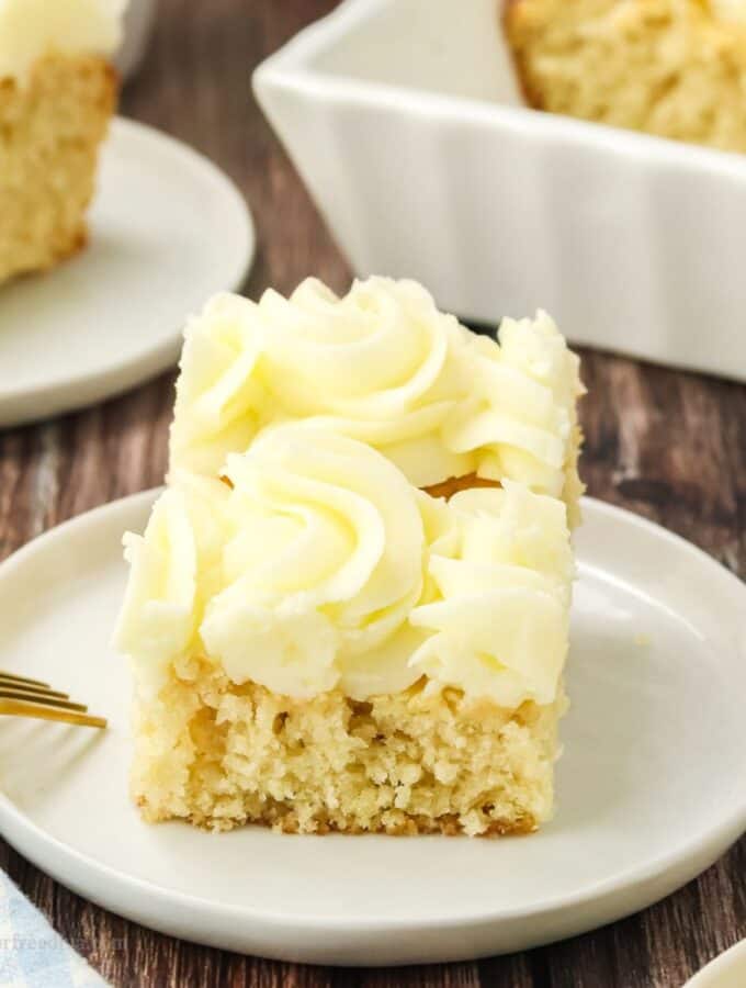 Sugar Free Eggless Vanilla Cake