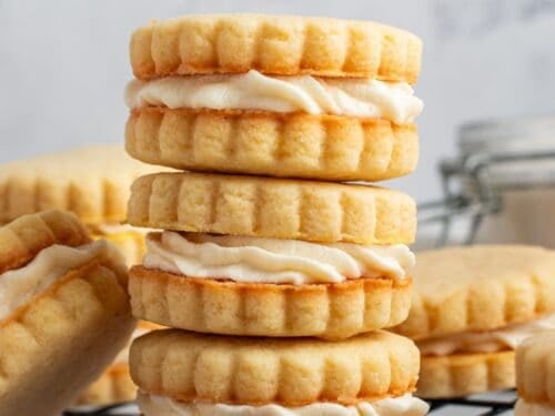 Sugar Free Lemon Sandwich Cookies