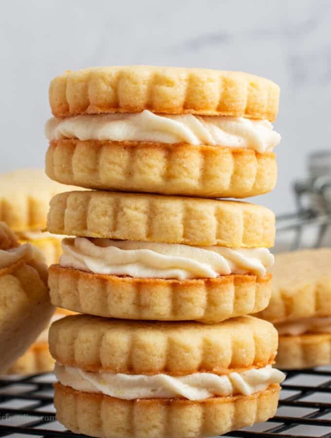 Sugar Free Lemon Sandwich Cookies