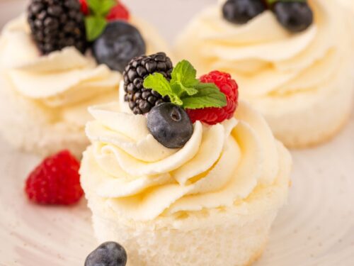 Sugar Free Angel Food Cupcakes