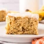 Sugar Free Frosted Banana Cake