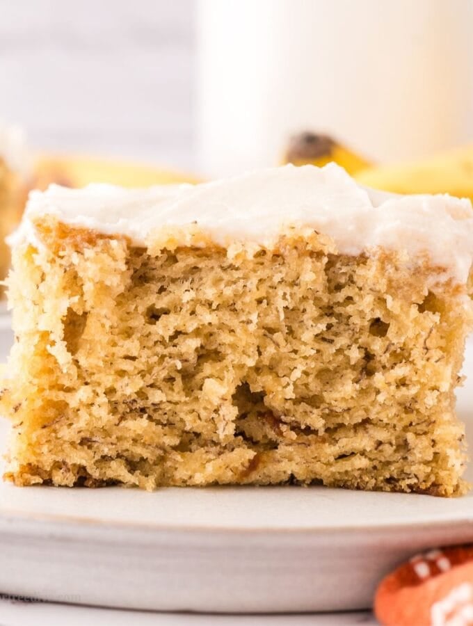 Sugar Free Frosted Banana Cake