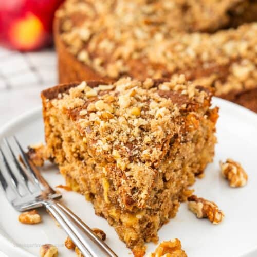 No Added Sugar Cinnamon Apple Cake