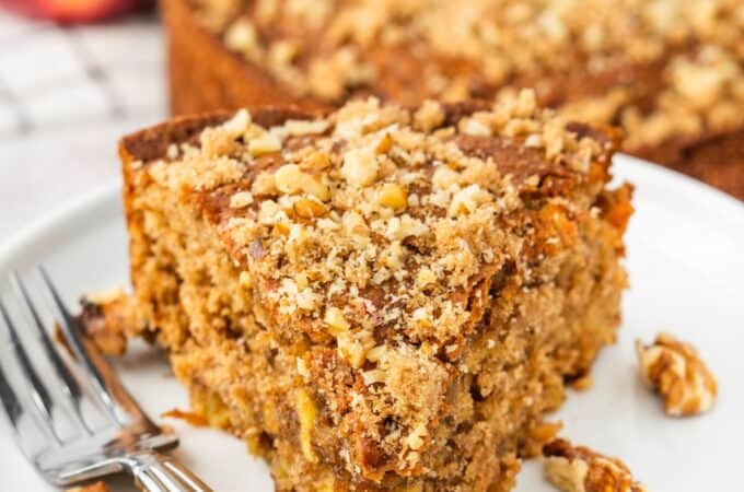 No Added Sugar Cinnamon Apple Cake