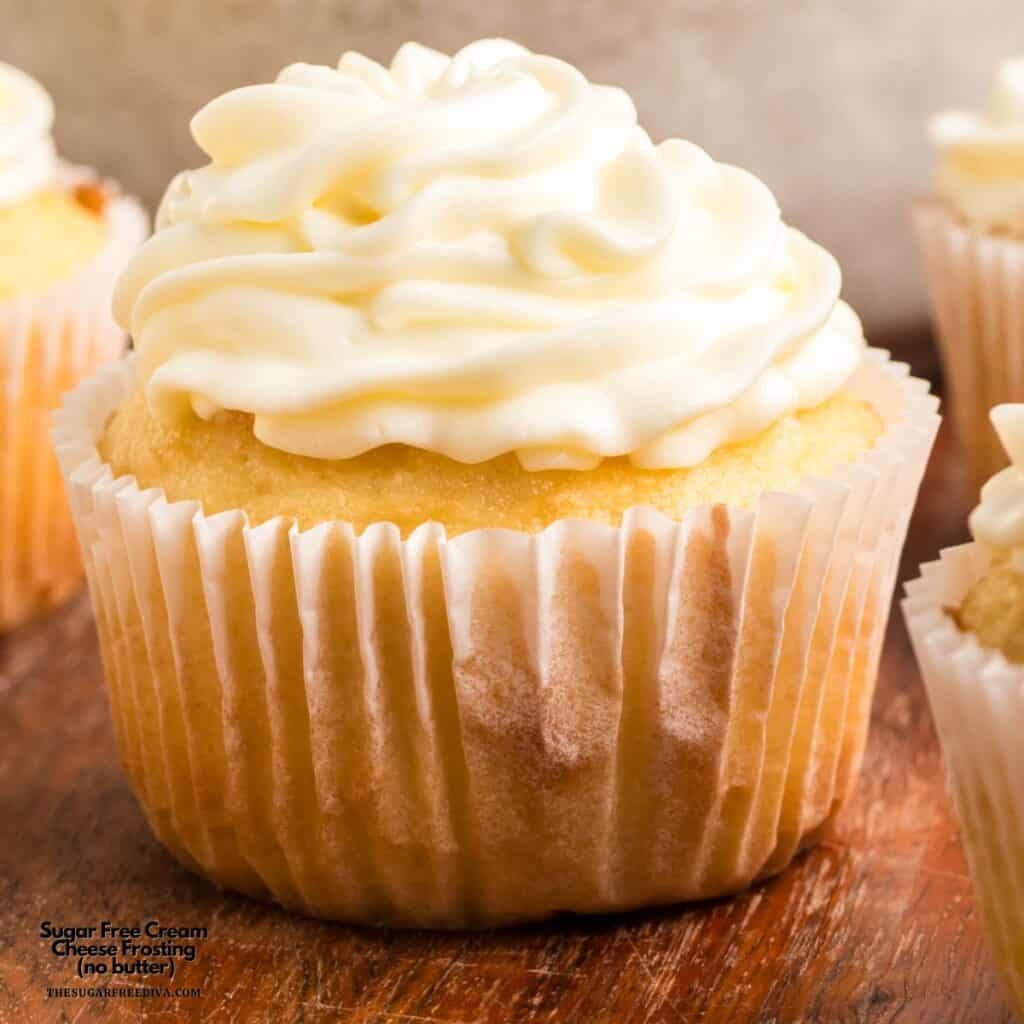 Sugar Free Cream Cheese Frosting (no butter) - THE SUGAR FREE DIVA
