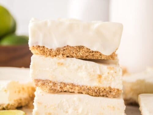 Sugar Free Frozen Key Lime Bars
