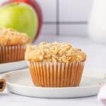 No Added Sugar Apple Cinnamon Muffins