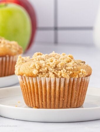 No Added Sugar Apple Cinnamon Muffins
