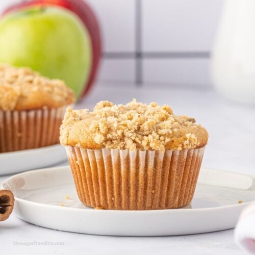 No Added Sugar Apple Cinnamon Muffins