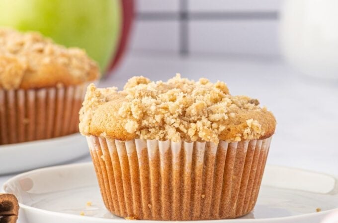 No Added Sugar Apple Cinnamon Muffins