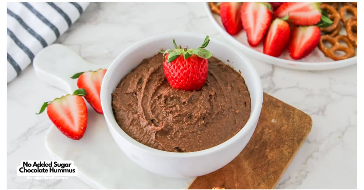 No Added Sugar Chocolate Hummus