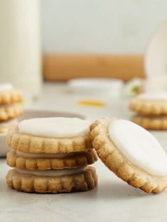 Sugar Free Lemon Shortbread Cookies