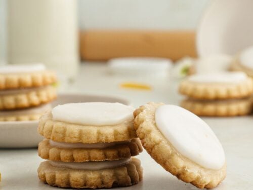 Sugar Free Lemon Shortbread Cookies