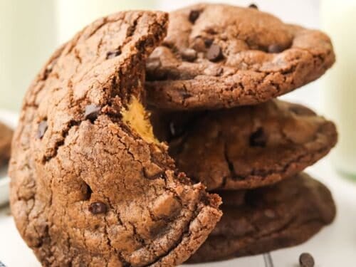 Peanut Butter Stuffed Cookies No Added Sugar