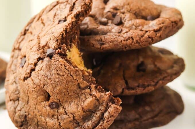 Peanut Butter Stuffed Cookies No Added Sugar