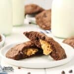 Peanut Butter Stuffed Cookies No Added Sugar