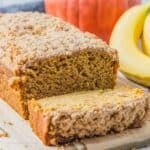 Pumpkin Banana Bread No Added Sugar
