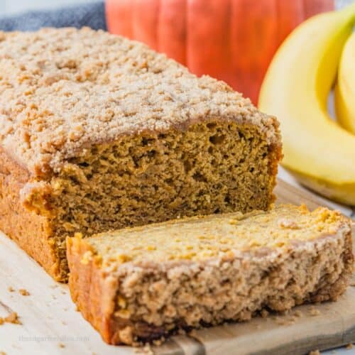 Pumpkin Banana Bread No Added Sugar