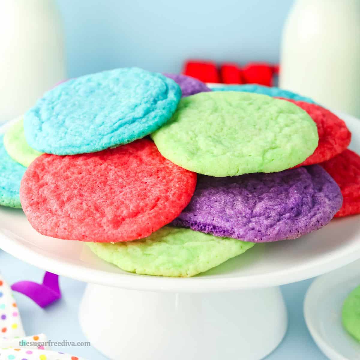 Sugar Free Gelatin Cookies, a delicious buttery no added sugar recipe flavored and colored with gelatin such Jello. Sugar Free Gelatin Cookies, a delicious buttery no added sugar recipe flavored and colored with gelatin such Jello.