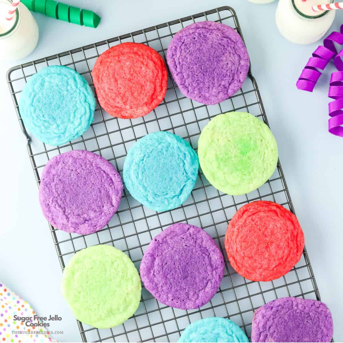 Sugar Free Gelatin Cookies, a delicious buttery no added sugar recipe flavored and colored with gelatin such Jello. Sugar Free Gelatin Cookies, a delicious buttery no added sugar recipe flavored and colored with gelatin such Jello.