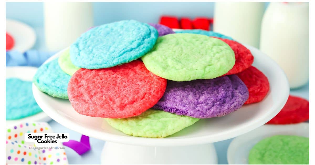 Sugar Free Gelatin Cookies, a delicious buttery no added sugar recipe flavored and colored with gelatin such Jello. Sugar Free Gelatin Cookies, a delicious buttery no added sugar recipe flavored and colored with gelatin such Jello.