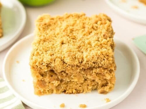 Sugar Free Apple Streusel Coffee Cake